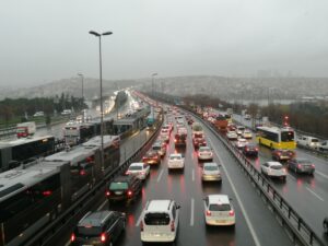 İSTANBUL (AA) – İstanbul'da geceden itibaren etkili olan yağışın da