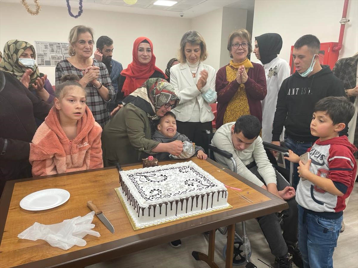 Kastamonu'da özel bireyler yeni yıl eğlencesinde doyasıya eğlendi