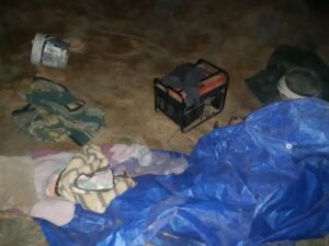 KAYSERİ (AA) – Kayseri'nin Sarıoğlan ilçesinde kaçak kazı yapan 4