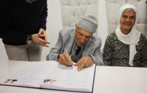 KİLİS (AA) – Kilis'te 33 yıldır birlikte yaşayan 86 yaşındaki