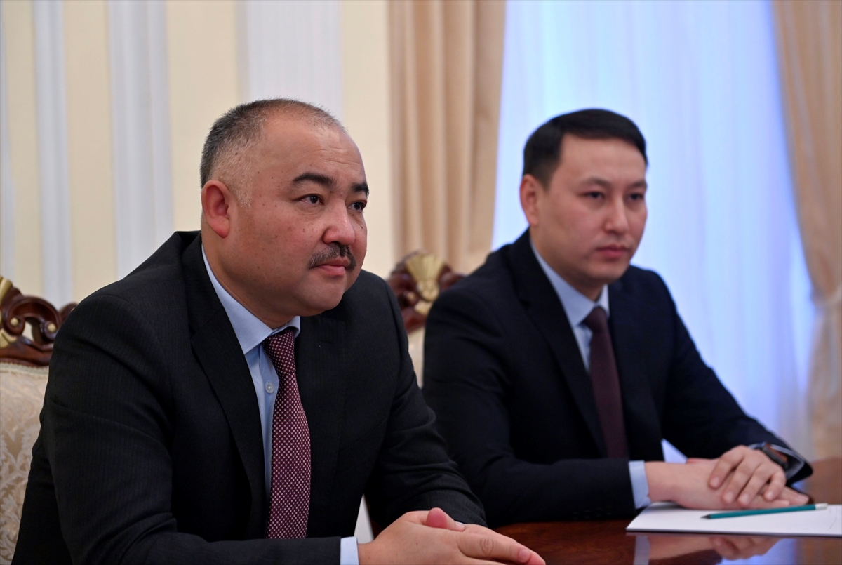 Kırgızistan Meclis Başkanı Şakiyev, TÜRKPA Genel Sekreteri Er'i kabul etti
