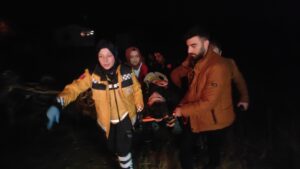 KONYA (AA) – Konya'nın Seydişehir ilçesinde, devrilen otomobildeki 1 kişi