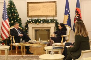 PRİŞTİNE (AA) – Kosova Cumhurbaşkanı Vjosa Osmani, ABD Batı Balkanlar