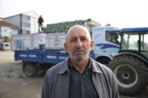 SAKARYA (AA) – Sakarya'nın Kaynarca ilçesinde tarlalarına ikinci ürün olarak