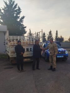 ŞANLIURFA (AA) – Şanlıurfa’nın Viranşehir ilçesinde, 28 koyunu çaldıkları iddia