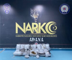 ADANA (AA) – Adana'da cipte 24 kilo 856 gram esrar