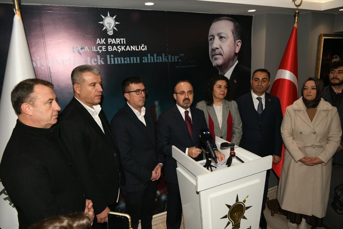 AK Parti Grup Başkanvekili Turan, Çanakkale'de konuştu: