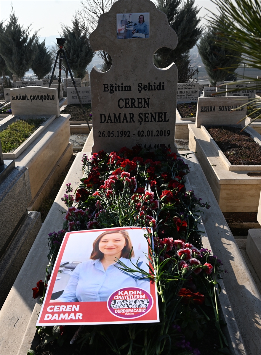 Akademisyen Ceren Damar mezarı başında anıldı