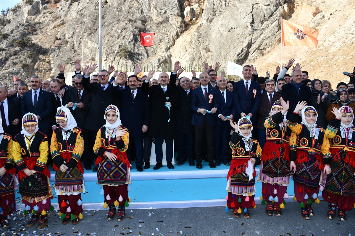 Amasya'da Badal Tüneli'nin açılışı yapıldı