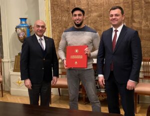 VİYANA (AA) – Türkiye'nin Viyana Büyükelçisi Ozan Ceyhun, Avusturyalı iki