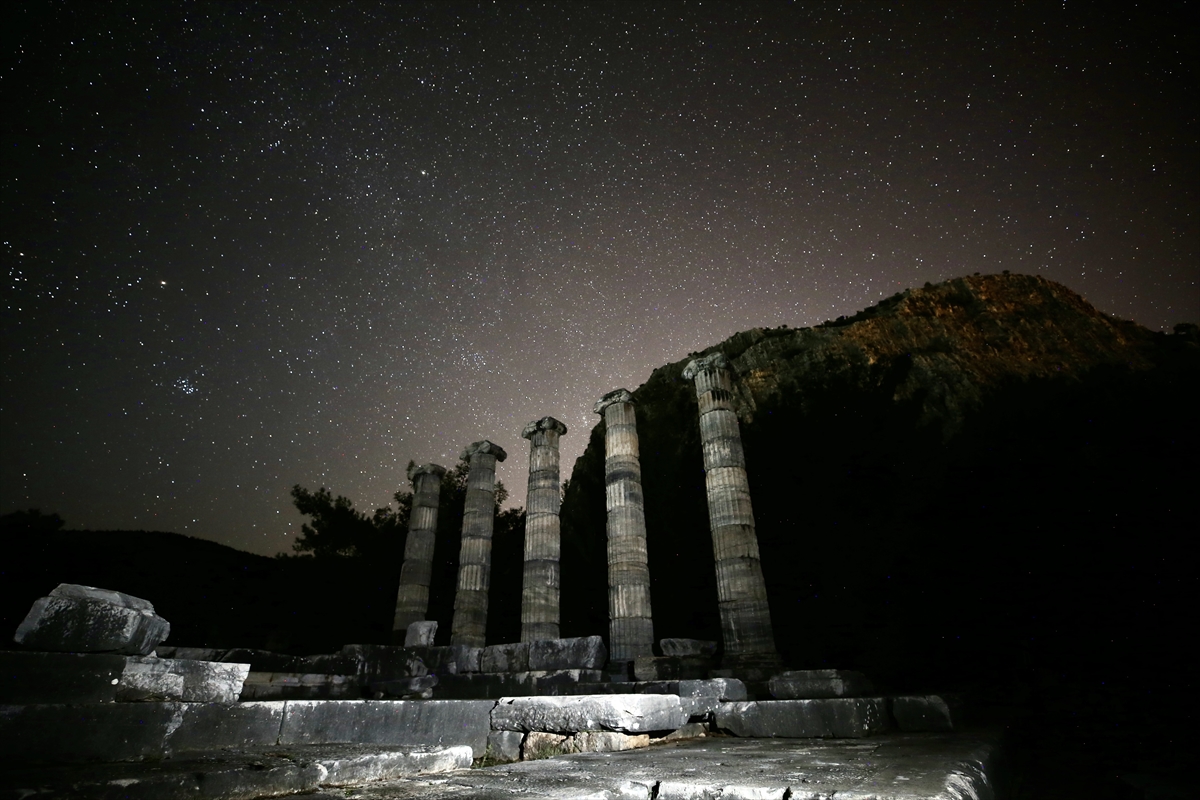 Aydın'daki Priene Antik Kenti fotoğrafçıların uğrak yeri oldu