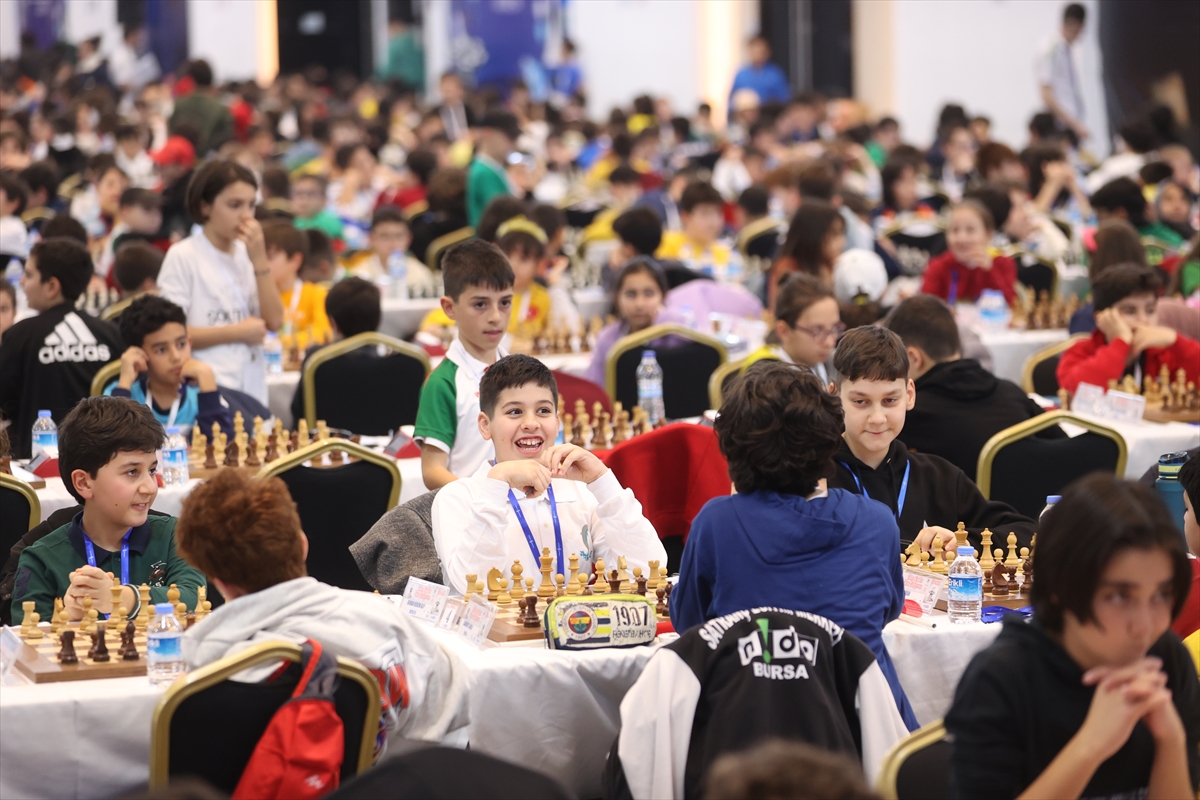 Türkiye Küçükler ve Yıldızlar Satranç Şampiyonası, Antalya'da başladı