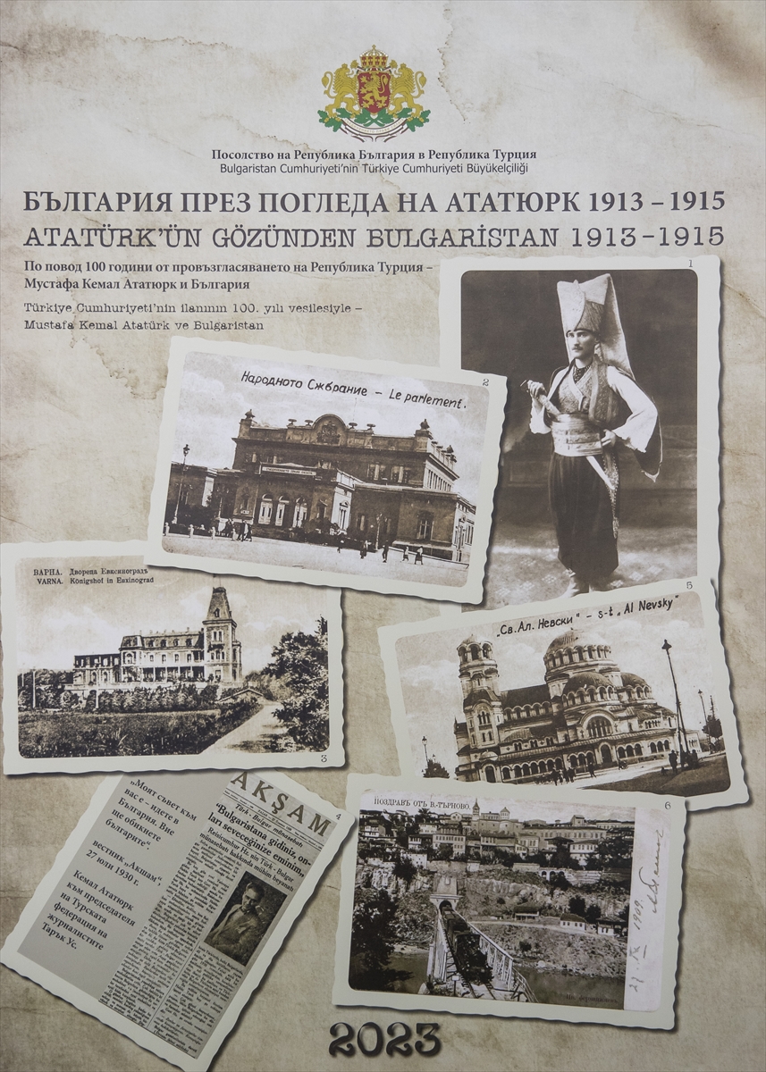 Bulgaristan Büyükelçiliği “Atatürk'ün Gözünden Bulgaristan 1913-1915” temalı 2023 takvimi hazırladı