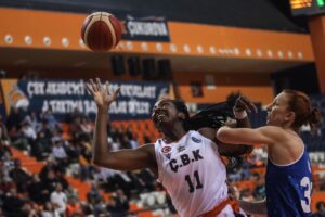 - ÇBK Mersin Yenişehir Belediyesi: 75 - Basket Landes: 59