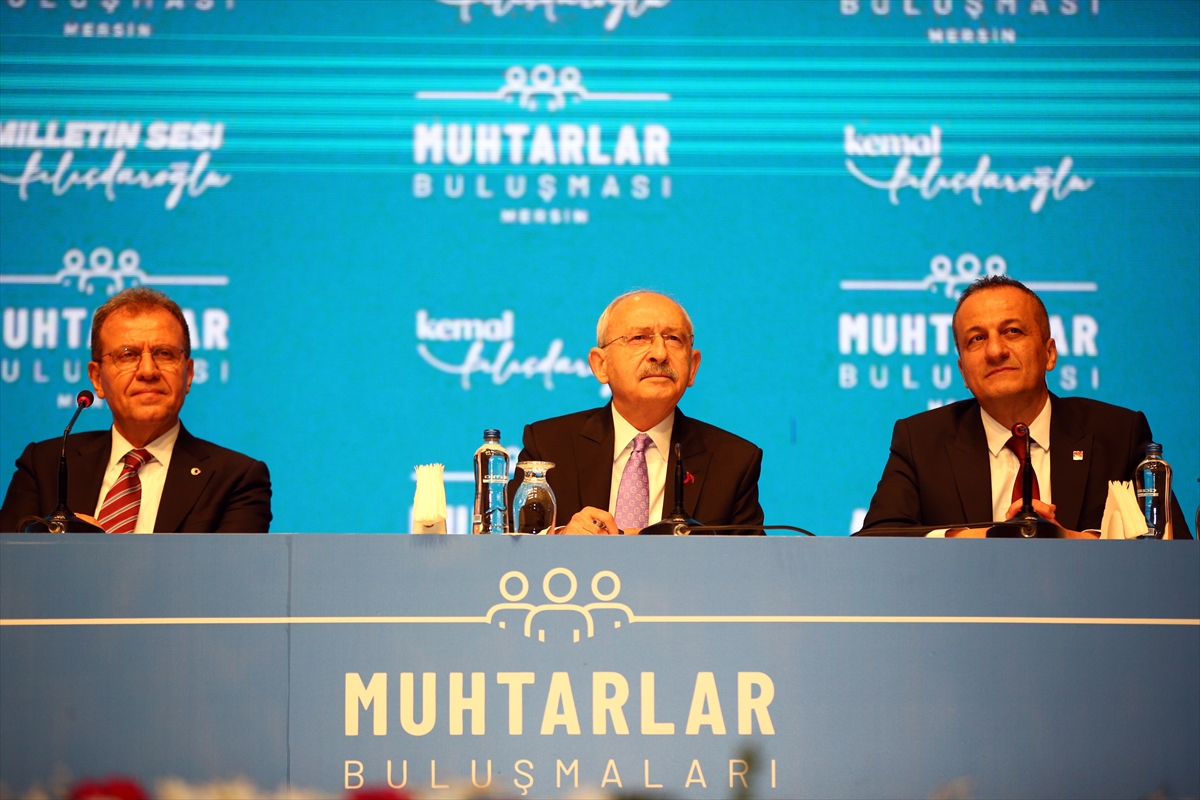 CHP Genel Başkanı Kılıçdaroğlu, Mersin Muhtarlar Buluşması'nda konuştu: (1)