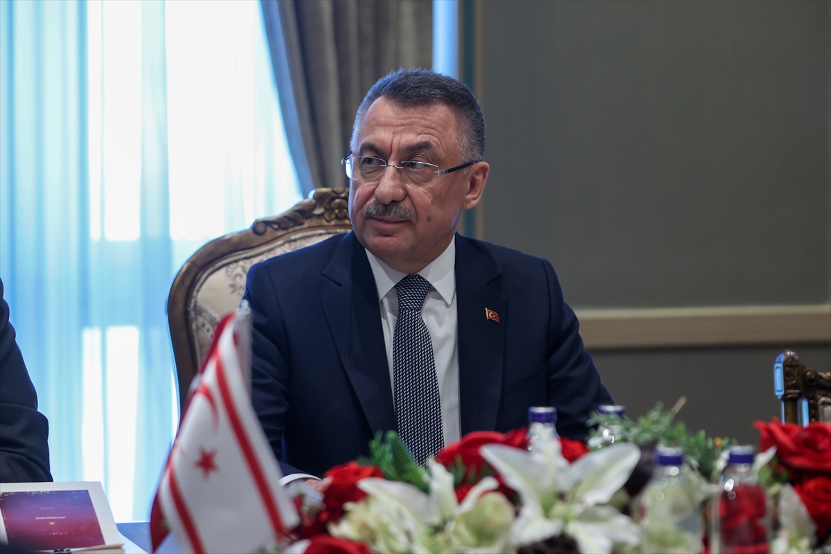 Cumhurbaşkanı Yardımcısı Oktay, KKTC Başbakanı Üstel ile ortak basın toplantısında konuştu: