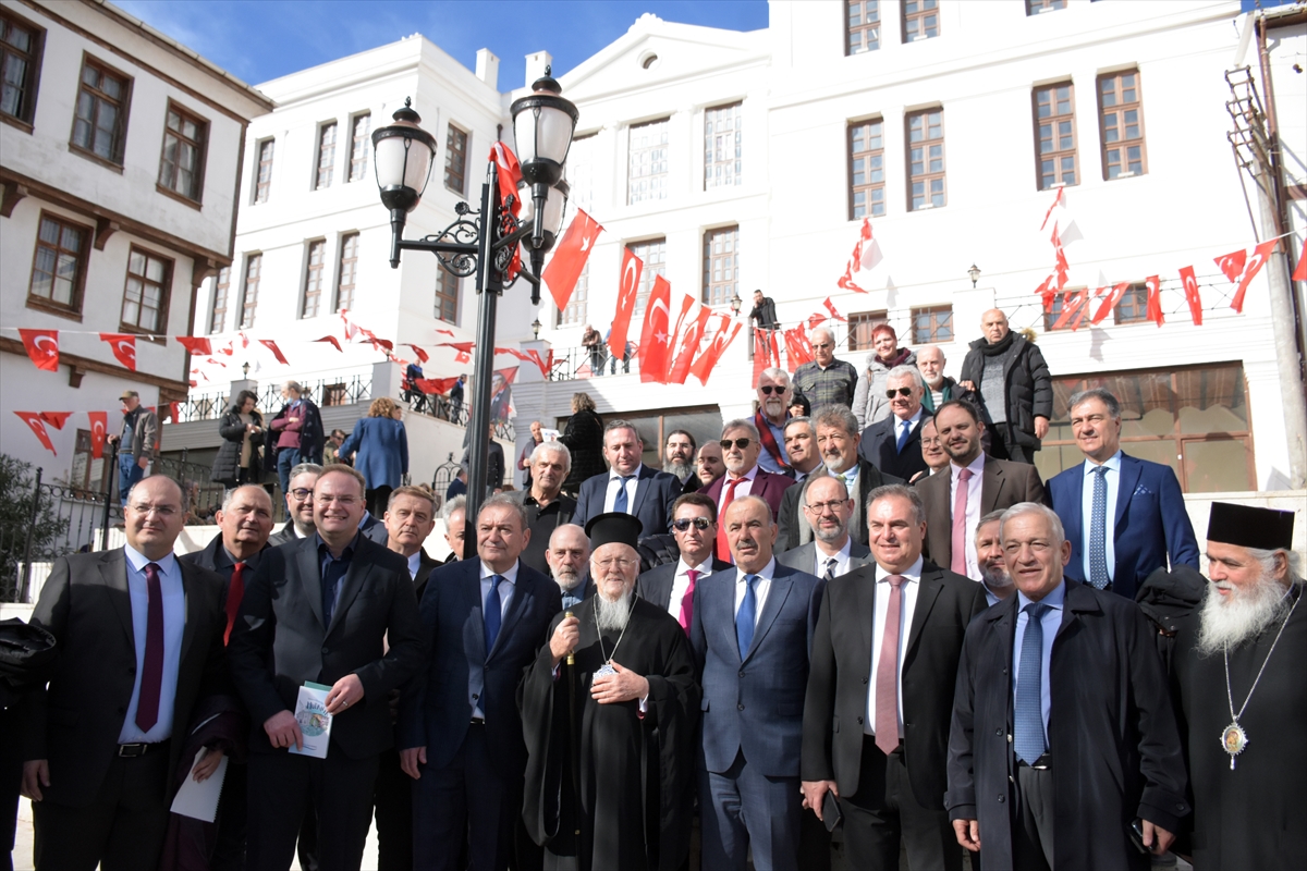 Fener Rum Patriği Bartholomeos Bursa'nın Mudanya ilçesine ziyarette bulundu