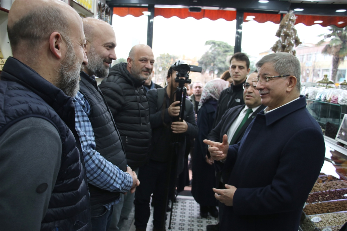 Gelecek Partisi Genel Başkanı Davutoğlu, Tekirdağ'da ziyaretlerde bulundu