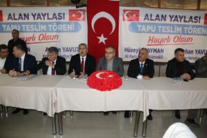 HATAY (AA) – Hatay'da, kadastro çalışmaları tamamlanan Alan Yaylası'ndaki 4