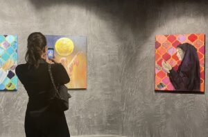 İSTANBUL (AA) – Üsküdar Belediyesince ressam Eda Erdoğan'ın "Alem-i Şuhud"