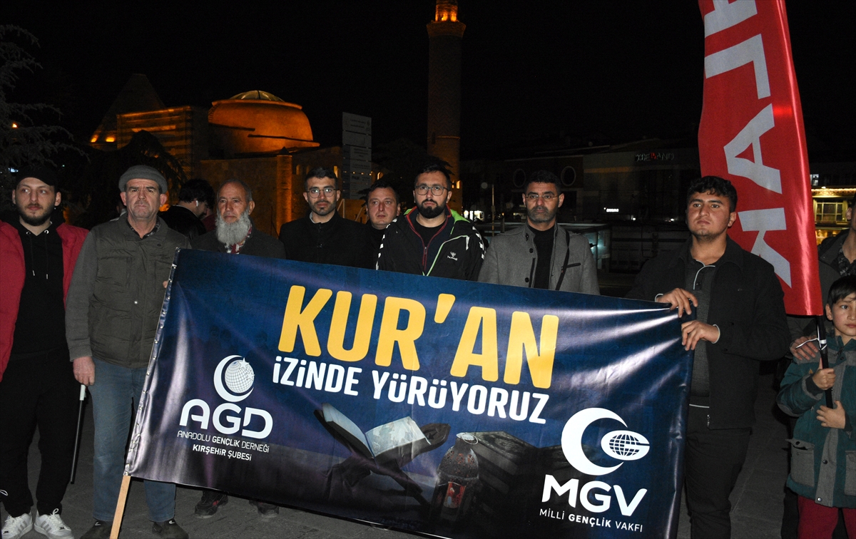 İsveç'te Kur'an-ı Kerim'in yakılması Kırıkkale ve Kırşehir'de protesto edildi