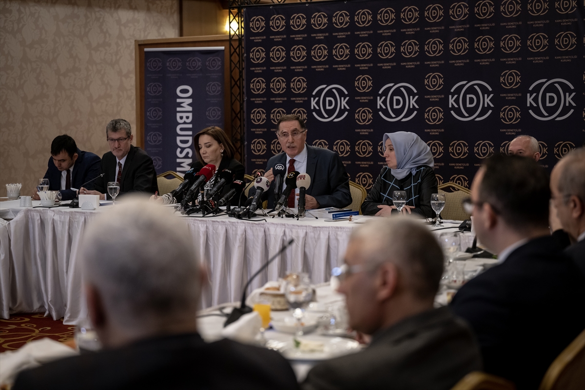 Kamu Başdenetçisi Malkoç, KDK'nin 2022 değerlendirme toplantısında konuştu: (1)