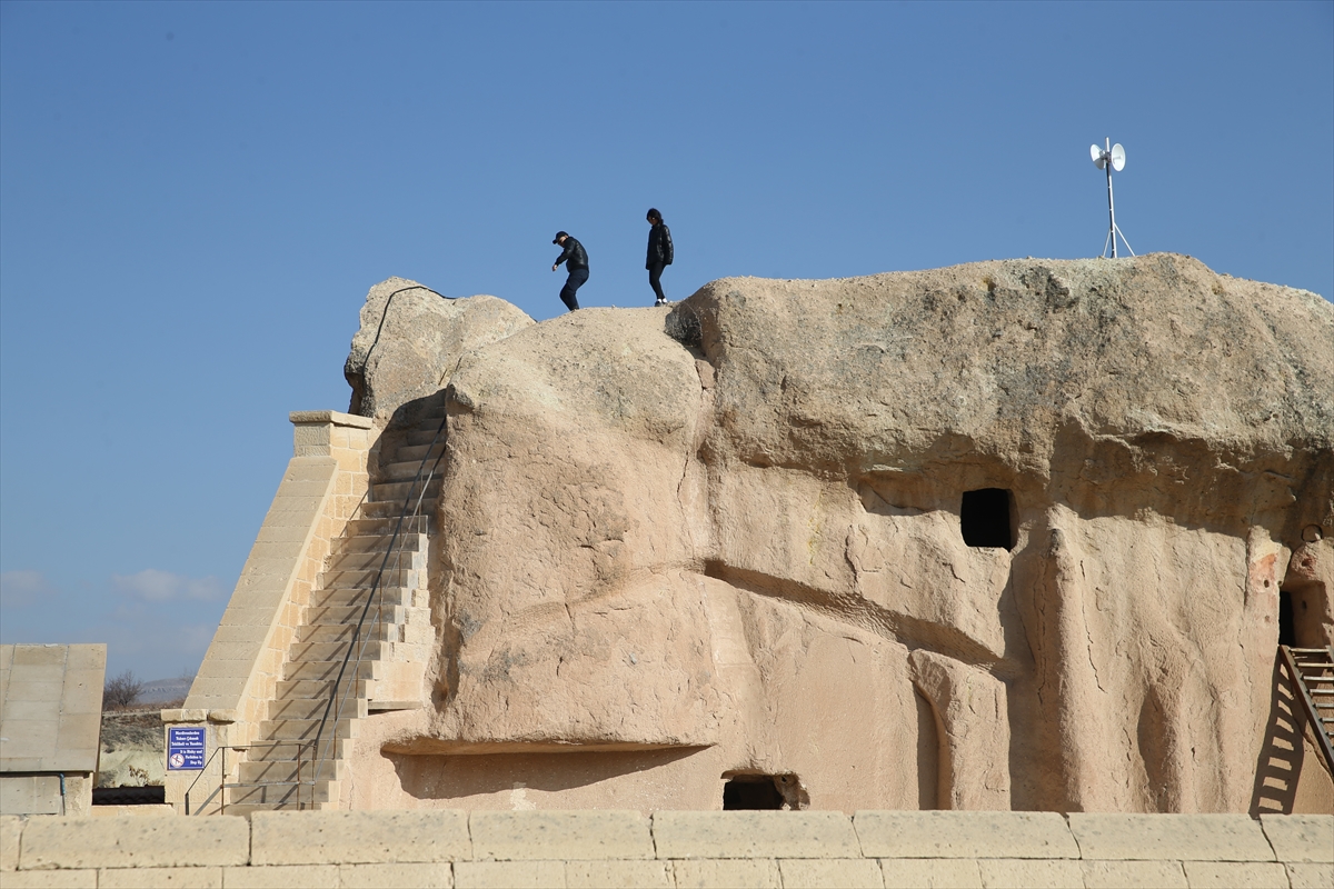 Kapadokya'da turizme açılacak Manastır Vadisi'ndeki çalışmalar sürüyor