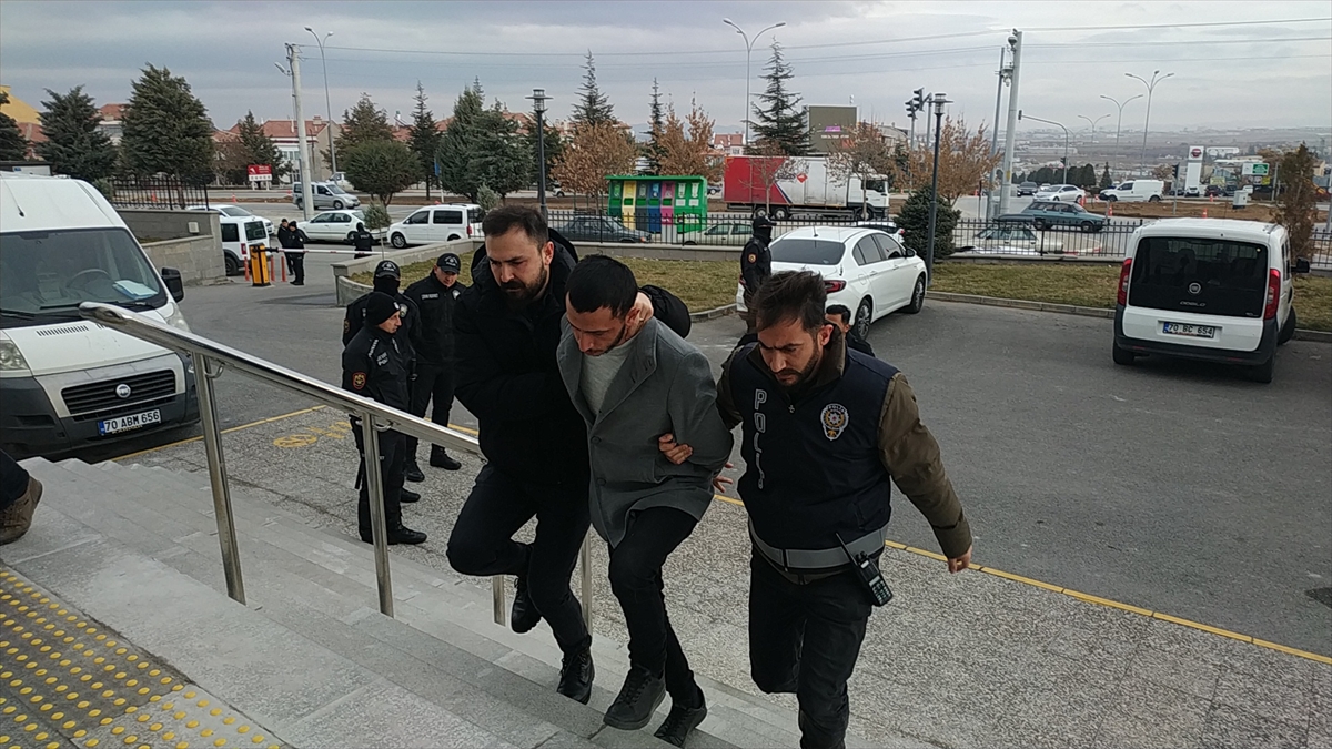 Karaman'da 1 kişiyi öldüren 1 kişiyi de yaralayan zanlı tutuklandı