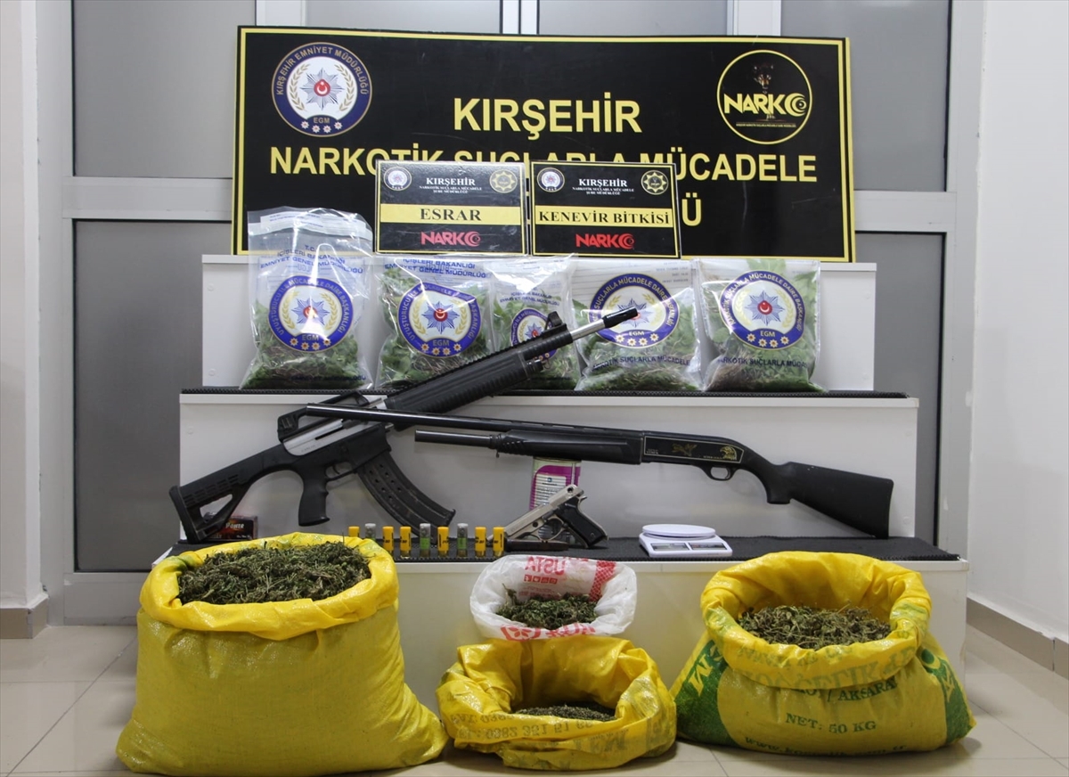 Kırşehir'de uyuşturucu operasyonunda 1 şüpheli tutuklandı