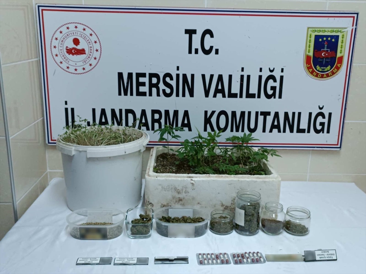 Mersin'de uyuşturucu ticareti yaparken suçüstü yakalanan şüpheli tutuklandı