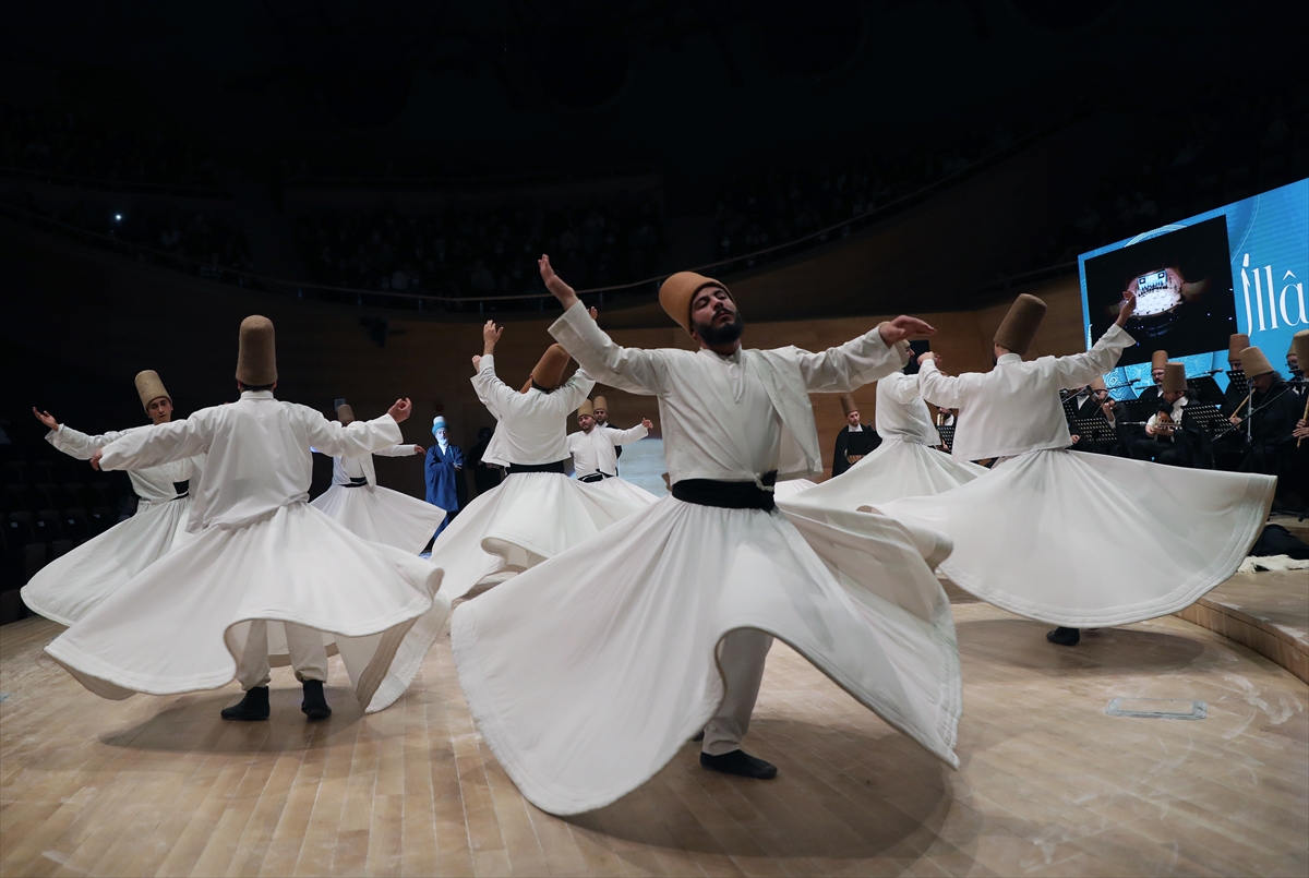 Mevlana'nın vuslatının 750. yılı anısına “İlla Hû Mevlevî Mukabelesi” düzenlendi