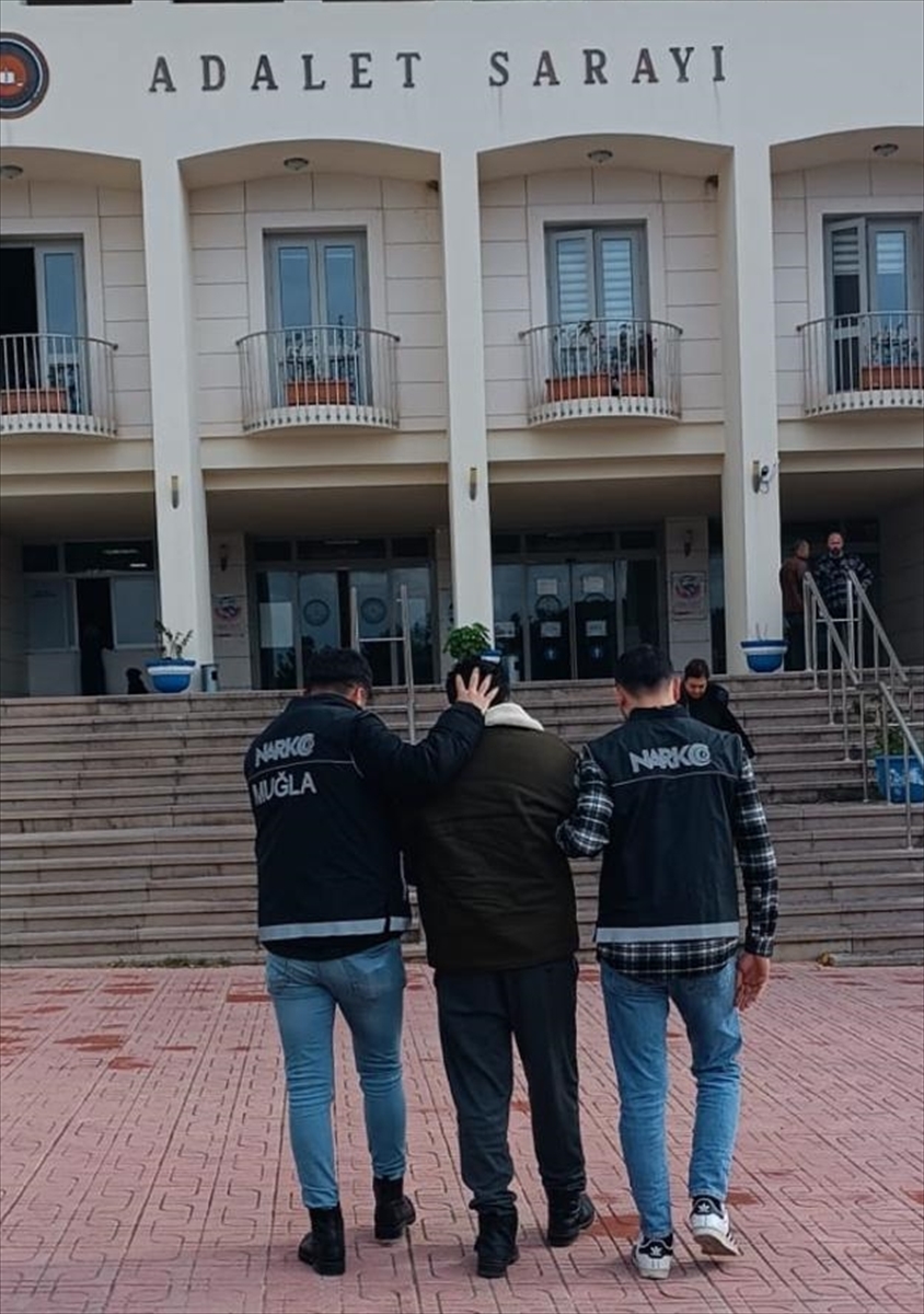 Muğla'da uyuşturucu operasyonunda yakalanan 3 zanlı tutuklandı