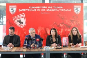 SAMSUN (AA) – Spor Toto 1. Lig ekiplerinden Yılport Samsunspor'a