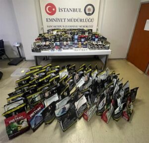 İSTANBUL (AA) – Sancaktepe'de bir iş yerinde 76 kilogram kaçak