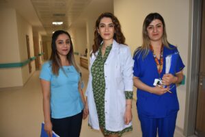 ŞIRNAK (AA) – Şırnak'ta karın ağrısı şikayetiyle hastaneye götürülen 18