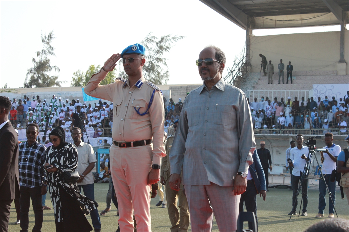 Somali'de Eş-Şebab terör örgütüne karşı gösteri düzenlendi