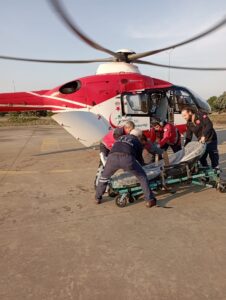 TRABZON (AA) – Trabzon'da 2022 yılında ambulans helikopterle 298 hastanın