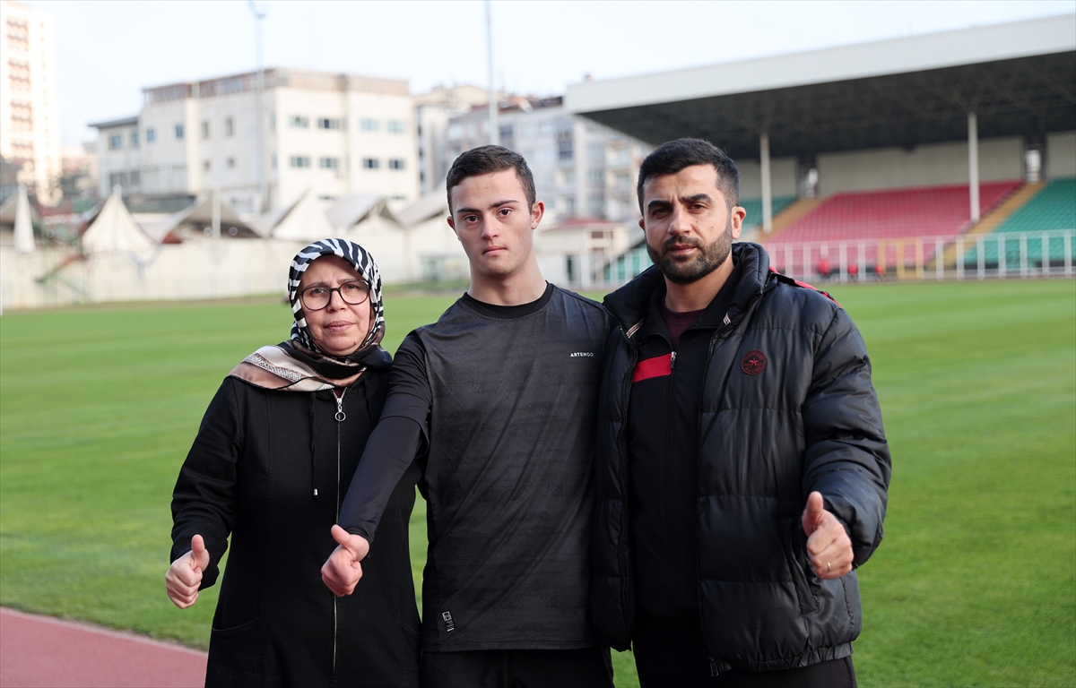 Türkiye rekortmeni özel sporcu Mahmut Duhan'ın hayali Avrupa'da madalya