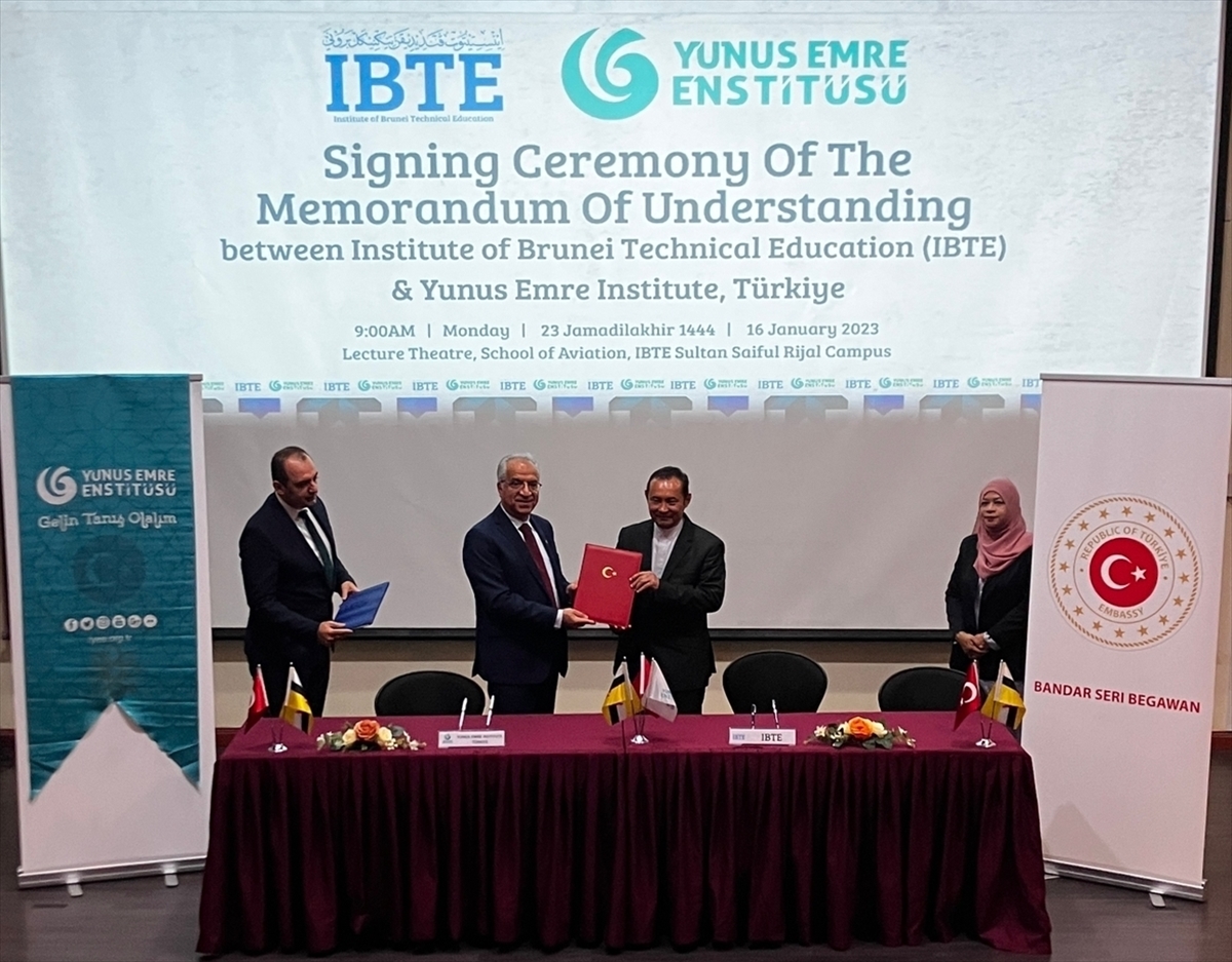 YEE ile Brunei Teknik Eğitim Enstitüsü arasında eğitim mutabakat zaptı imzalandı