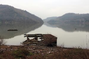 ZONGULDAK (AA) – Zonguldak'ın Karadeniz Ereğli ilçesinde, su seviyesinin düştüğü