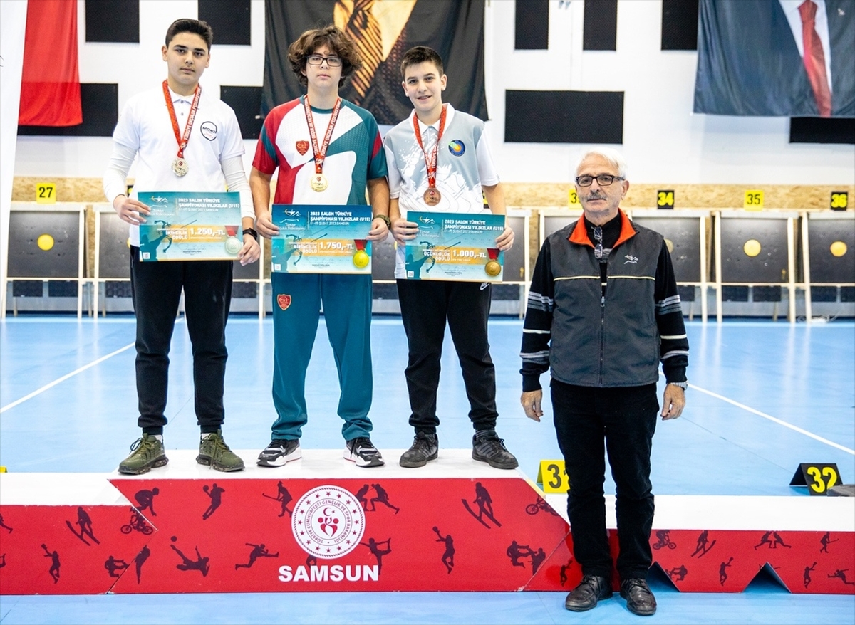 2023 Yıldızlar Salon Okçuluk Türkiye Şampiyonası, Samsun'da sona erdi