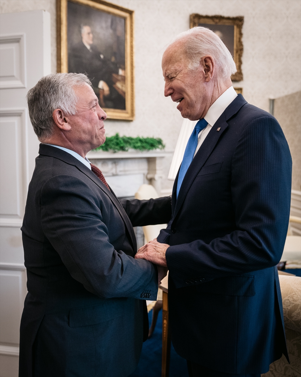ABD Başkanı Joe Biden, Ürdün Kralı 2. Abdullah ile görüştü