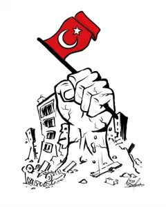 İSTANBUL (AA) – Grafik tasarımcı Abrar Sabbah, Fransa'da yayımlanan haftalık