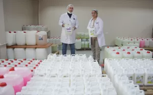 AMASYA (AA) – Amasya'nın Merzifon ilçesinde lise öğrencileri ve öğretmenlerince