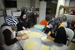 ANKARA (AA) – Ankara'nın Çubuk ilçesinde gönüllü kadınlar, kış nedeniyle