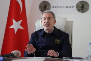 HATAY (AA) – Milli Savunma Bakanı Hulusi Akar, "Depremin ardından