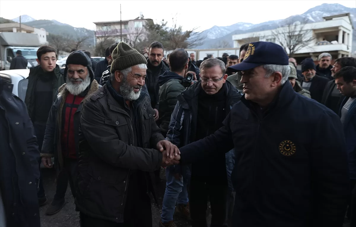 HATAY (AA) – Milli Savunma Bakanı Hulusi Akar, Kahramanmaraş merkezli