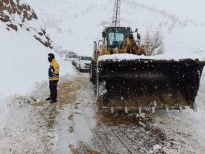 BATMAN (AA) – Batman'ın Sason ilçesinde kar nedeniyle ulaşım sağlanamayan