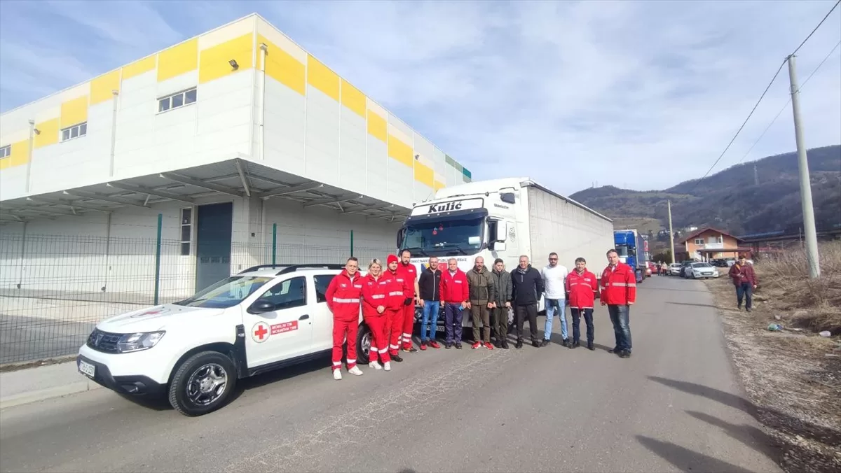 Bosna Hersek Kızılhaçı, Türkiye ve Suriye’ye 4 tır yardım yolladı