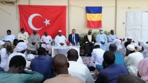 ENCEMİNE (AA) – Çad’da, Kahramanmaraş merkezli depremlerde hayatını kaybedenler için